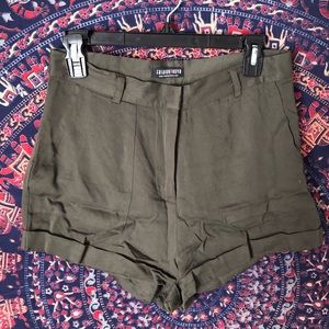 Fashion Nova Green Shorts Size Medium